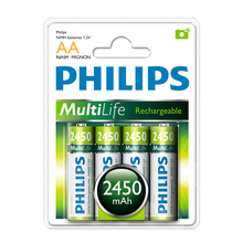 Аккумулятор PHILIPS MultiLife Ni-MH R6 (2450mAh) 4шт.