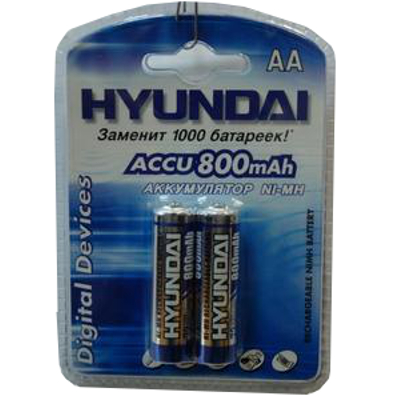 Акумулятор HYUNDAI R - 6 /2bl 800 mAh Ni-MH(20 шт/уп)