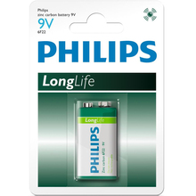 Батарейка PHILIPS Longlife 6F22-L1B