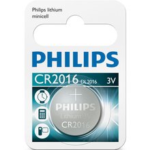 Батарейка PHILIPS Lithium CR2016/1bl