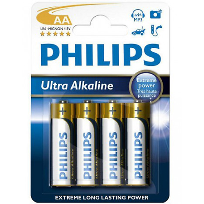 Батарейки PHILIPS ULTRA AA 1x4 шт.