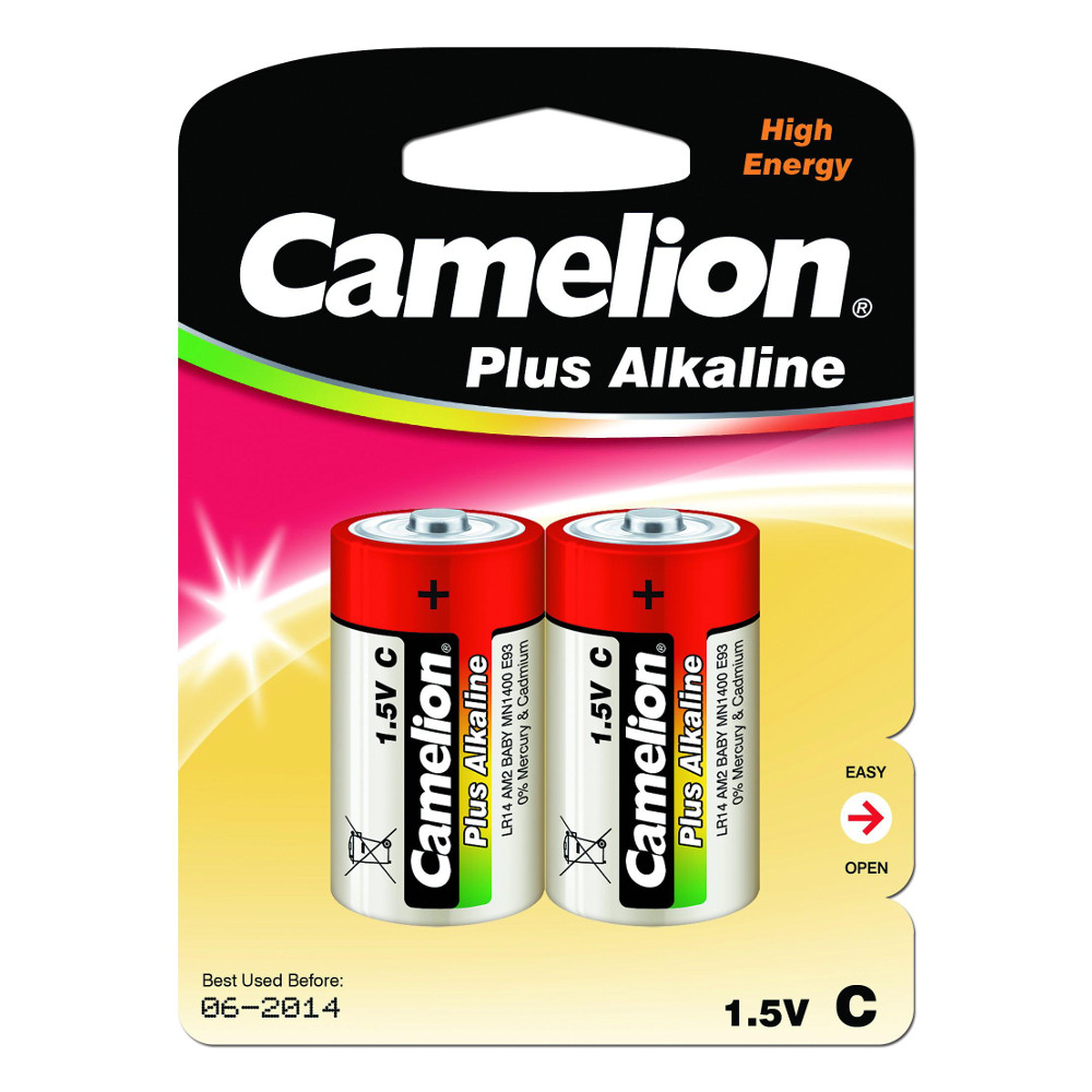 Батарейки CAMELION LR14 / 2 BL (Plus Alkaline)