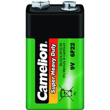 Батарейка CAMELION 6F22 / Shrink (Green)