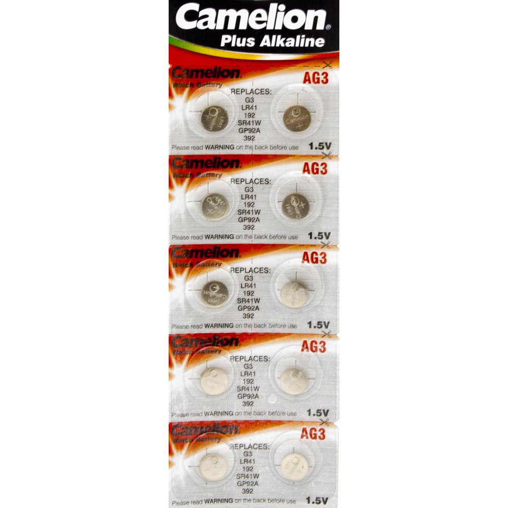 Батарейки CAMELION AG3 / 10 BL