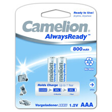 Акумулятор CAMELION R 03/2bl 800 mAh Ni-MH (Always Ready)