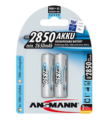 Акумулятор ANSMANN AA 2850 mah 2шт.