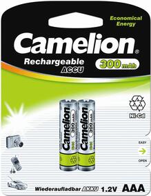 Аккумулятор CAMELION R 03/2bl 300 mAh Ni-Сd