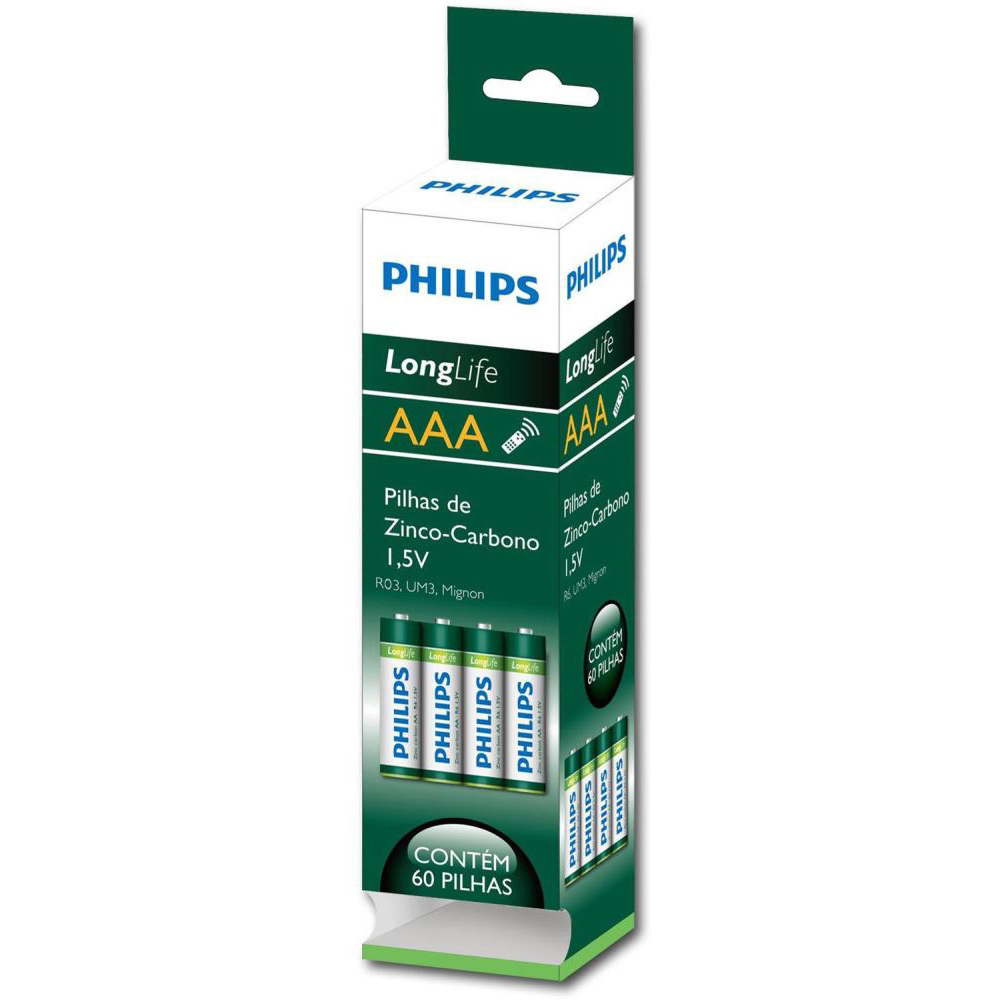 Батарейка PHILIPS Longlife R03-L60Т