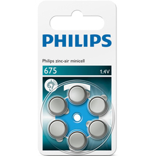 Батарейка PHILIPS Zinc Air ZA 675