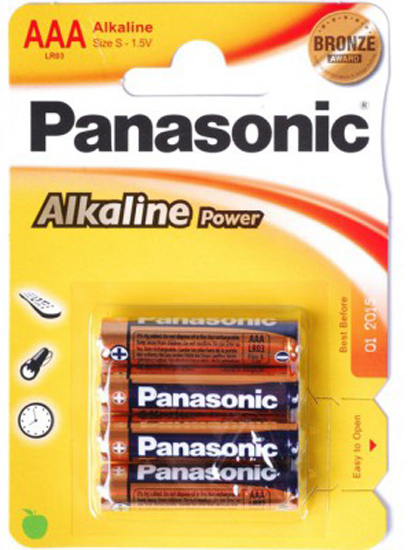 

Батарейки PANASONIC LR03 Alkaline Power(Bronze), LR03 Alkaline Power(Bronze)