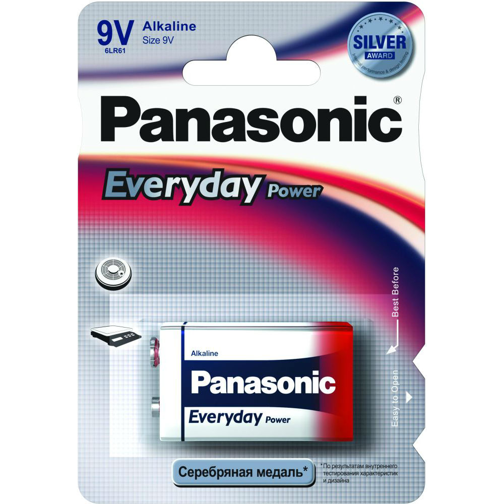 Батарейка PANASONIC 6LR61 Everyday Power (6LR61REE/1BR)