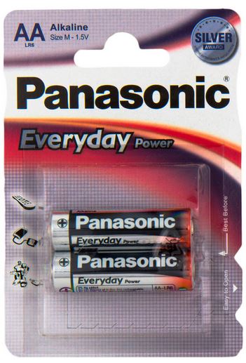 Батарейки PANASONIC LR06 Everyday Power 1x2 шт.