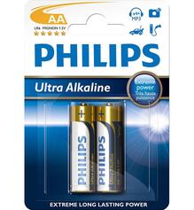 Батарейки PHILIPS Ultra Alkaline AA 2 шт (LR6E2B/10)