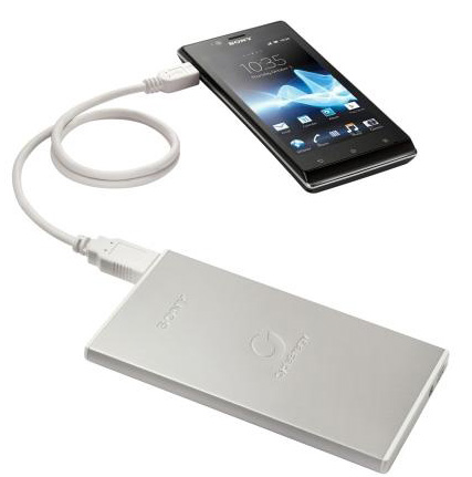 Портативный источник питания SONY Flat USB CHARGER Li-ion version 3500 mAh Емкость 3500