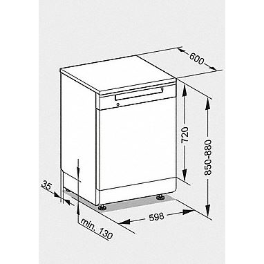 Посудомоечная машина MIELE G 4203 SC Класс энергопотребления A+