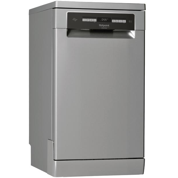 Посудомийна машина HOTPOINT ARISTON HSFO 3T235 WC X Програми швидке, гігієнічне, делікатне, додаткове сушіння, замочування, інтенсивне, економія часу, економічна, мийка у вибраному кошику (Zone Wash), половинне завантаження