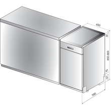 Посудомийна машина HOTPOINT ARISTON HSFO 3T235 WC X