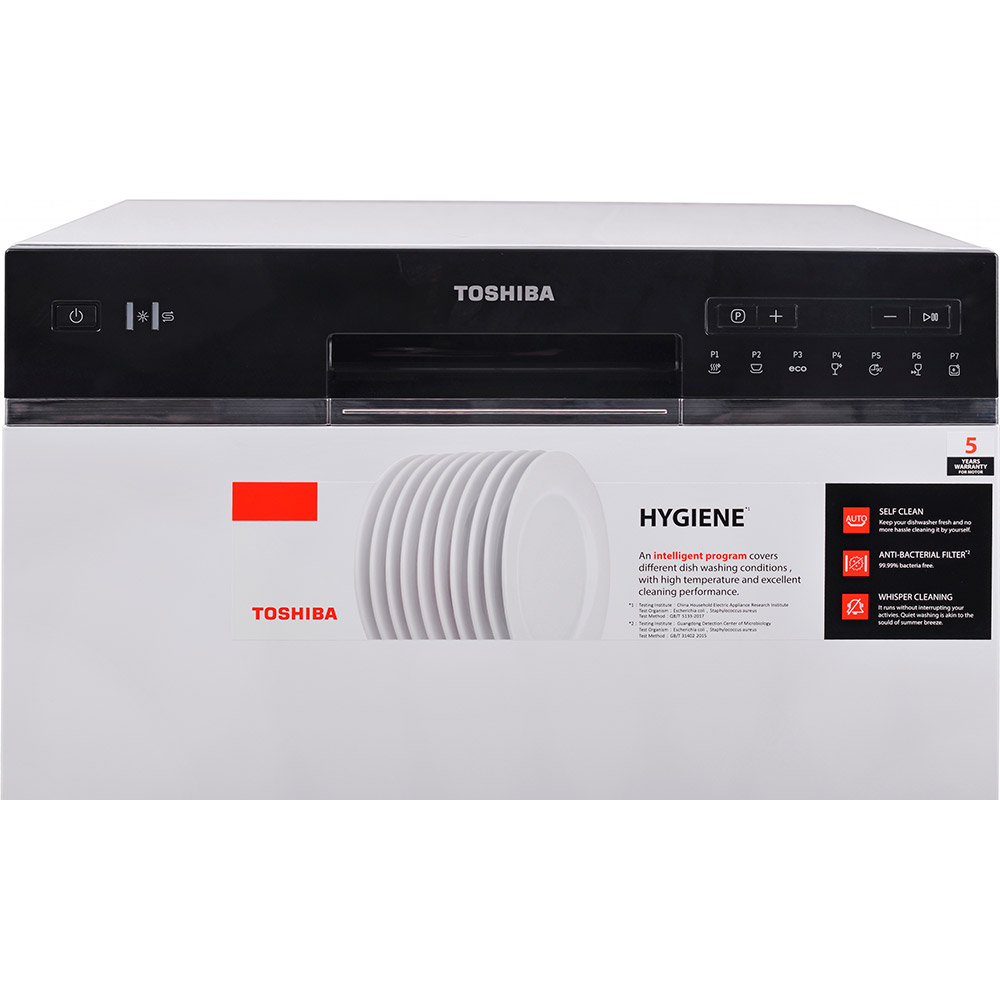 Посудомоечная машина TOSHIBA DW-08T1CIS(W) Ширина 55