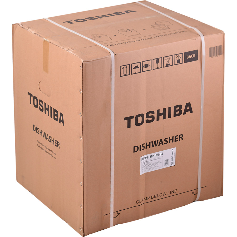 Внешний вид Посудомоечная машина TOSHIBA DW-08T1CIS(W)