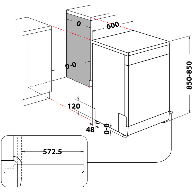 Фото 16 Посудомоечная машина HOTPOINT ARISTON HFC 3C41 CW X