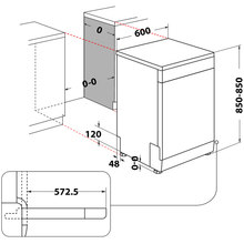 Посудомийна машина HOTPOINT ARISTON HFC 3C41 CW X