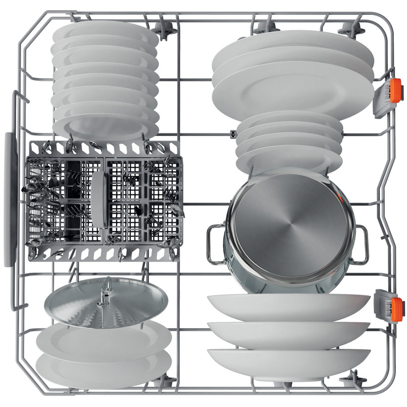 Зовнішній вигляд Посудомийна машина HOTPOINT ARISTON HFC 3C41 CW X