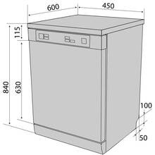 Посудомоечная машина VENTOLUX DWT4504 NA FS