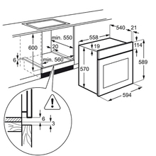 Духовой шкаф ELECTROLUX EZB53430AK