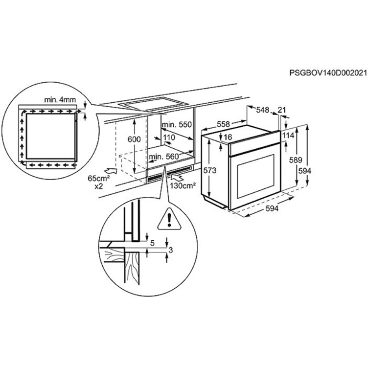 Духова шафа ELECTROLUX EOG92102CX Тип духовки газова