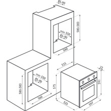 Духова шафа ARDESIA OBC 606 IC