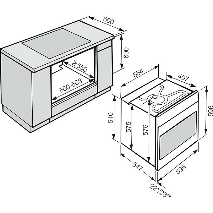 Фото Духовой шкаф MIELE H 2265 B EDST/CLST