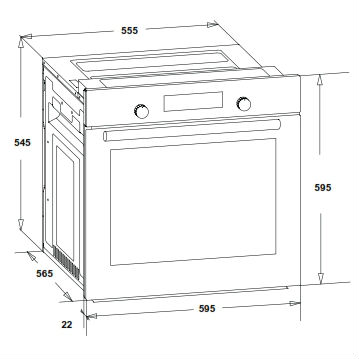 Заказать Духовой шкаф INTERLINE HK 480 BK