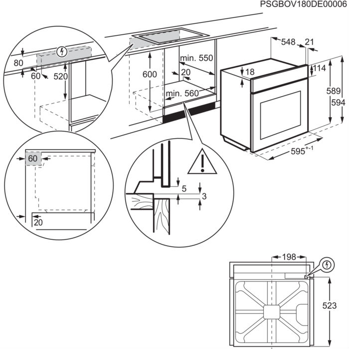 Покупка Духовой шкаф ELECTROLUX EOD3C70TK