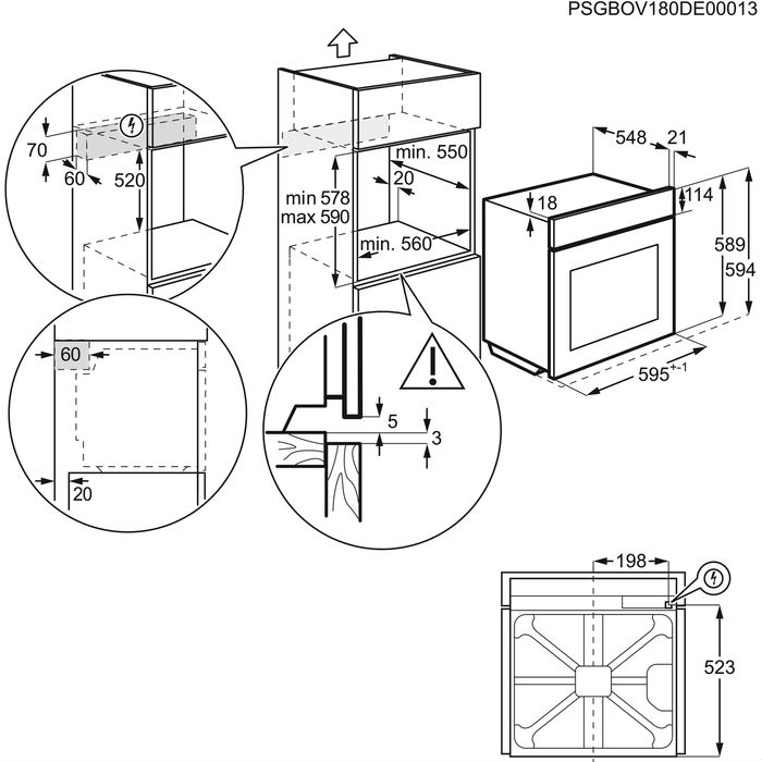 Фото Духовой шкаф ELECTROLUX OED3H50TX