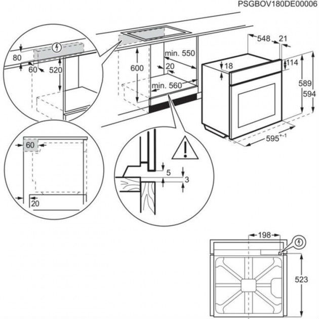 Замовити Духова шафа ELECTROLUX OED3H50V