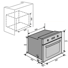 Духовой шкаф VENTOLUX TOLEDO 6 MT (BK/X)