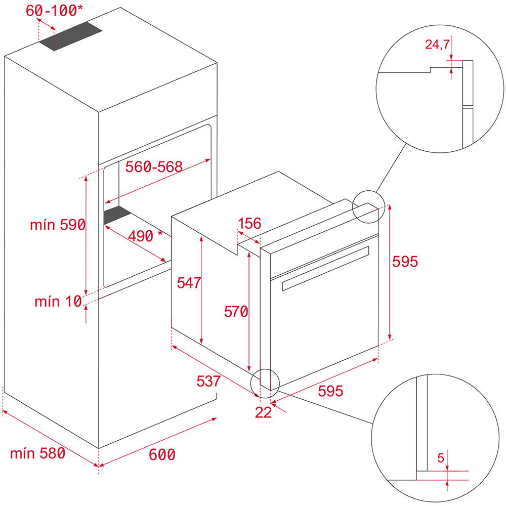 Зображення Духова шафа TEKA HSB 630 (WH)
