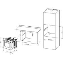 Духовой шкаф ELEYUS MILA 6006 BL