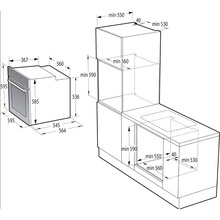 Духовой шкаф GORENJE BSA6747A04X (BO3SA5I02-3)