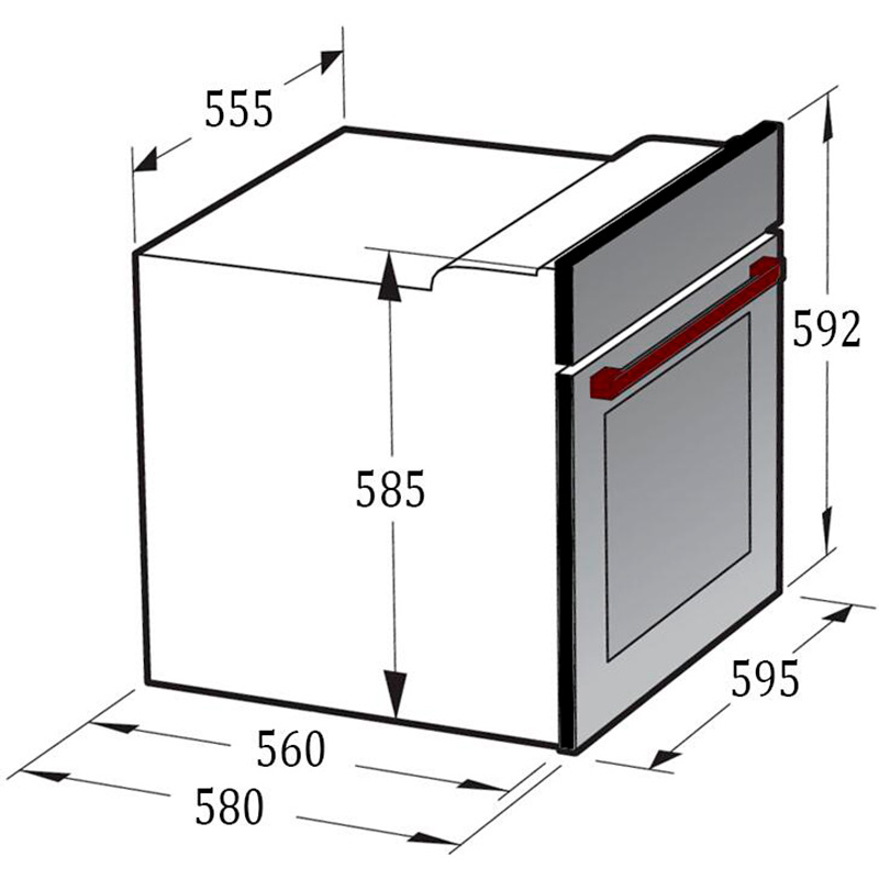 В интернет магазине Духовой шкаф GUNTER & HAUER EOT 560 W