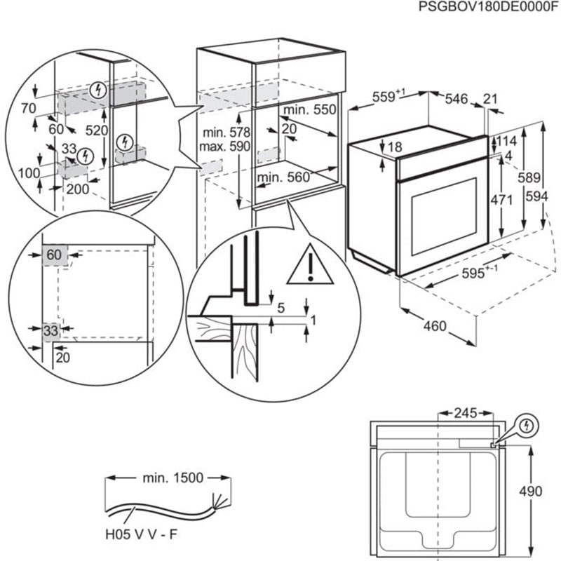 Замовити Духова шафа AEG BPE642120M