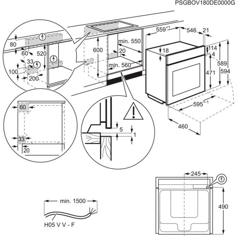 Покупка Духова шафа AEG BPE742380B