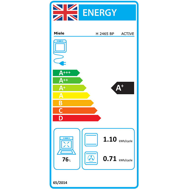 Изображение Духовой шкаф MIELE H 2465 BP OBSW/EDST-LOOK