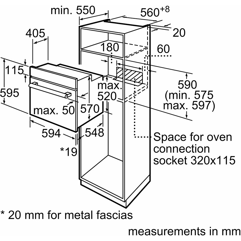 Духова шафа BOSCH HIJ517YB0 Колір чорний