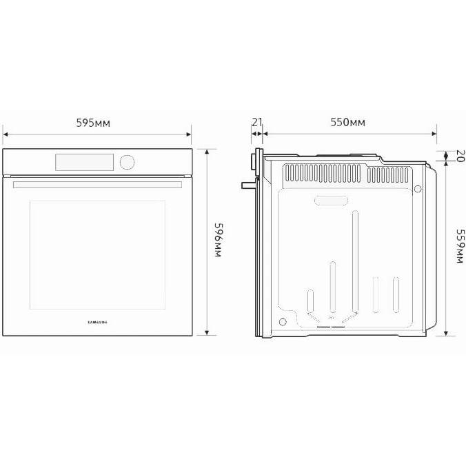 В интернет магазине Духовой шкаф SAMSUNG NV7B5645TAK/WT