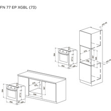 Духова шафа PYRAMIDA FN 77 EP XGBL (73)