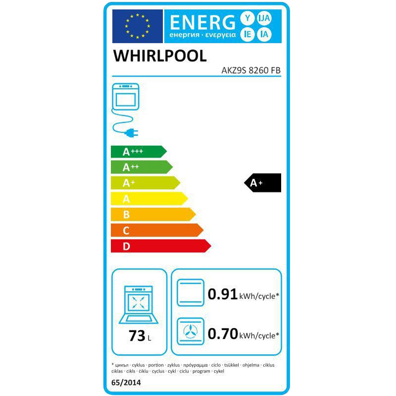 В Фокстрот Духовой шкаф WHIRLPOOL AKZ9S 8260 FB