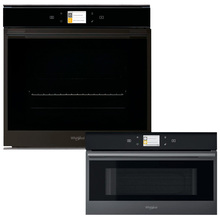 Комплект WHIRLPOOL Духовой шкаф W9OM24S1PBSS + Встраиваемая микроволновая печь W9 MD260 BSS