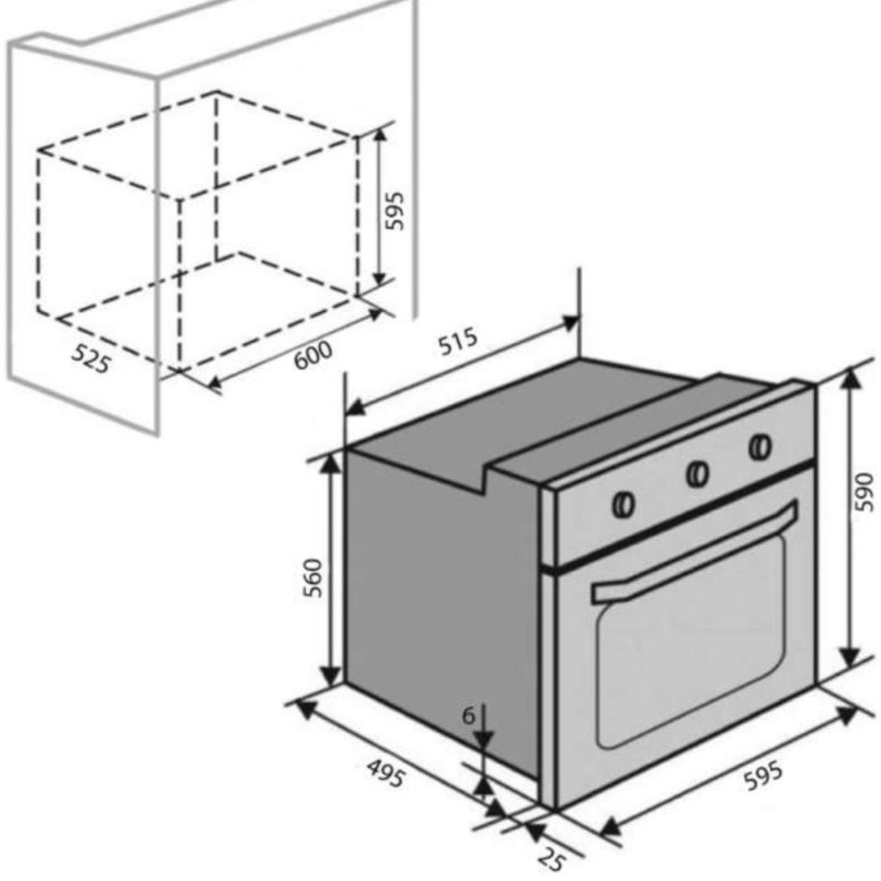 Замовити Шафа VENTOLUX EO60TC-6P FBG TLC (2059765966142)