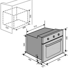 Доховой шкаф VENTOLUX EO60TC-6P FBG TLC (2059765966142)